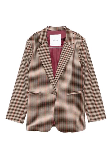 Blazer con stampa Lù-Lù BY MISS GRANT | LL3783CHECK